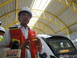 Jokowi: LRT Juga akan Dibangun di Surabaya, Bandung dan Medan