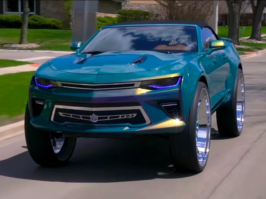 Gokil Sih, saat Chevrolet Camaro Pakai Pelek 32 Inci Gokil Sih, saat Chevrolet Camaro Pakai Pelek 32 Inci