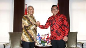 Bahas Politik, Wakil Ketua Wanbin Demokrat Sambangi Kantor PDIP