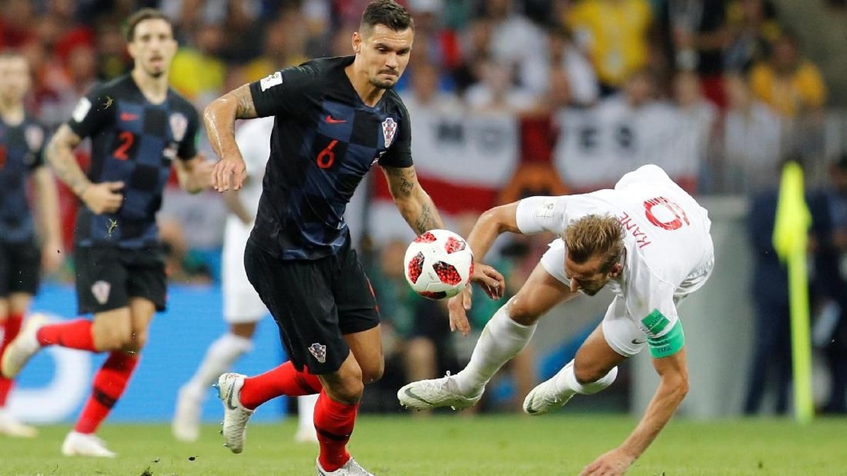 Dejan Lovren mengantarkan Kroasia ke final Piala Dunia 2018 (Foto: Darren Staples/Reuters)