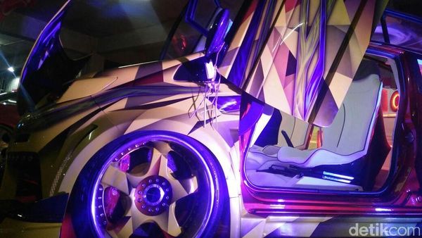 Modifikasi Terbaik Bali Milik Honda Jazz Ini