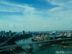 Melihat Panorama Urban Singapura dari Ketinggian