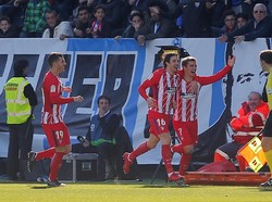 Atletico Madrid memiliki tiga pemain yang akan tampil di final; Sime Vrsaljko (Kroasia), dan Lucas Hernandez dan Antoine Griezmann (Prancis). (Foto: Jon Nazca/Reuters)