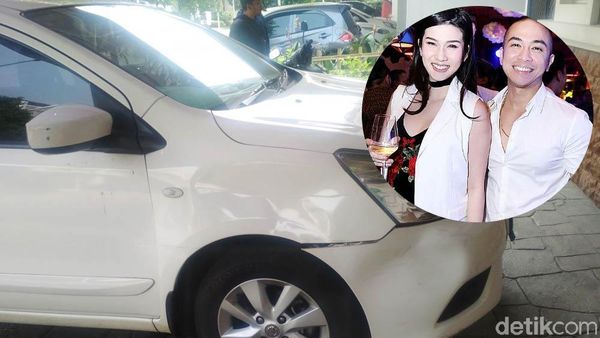 Diduga Diselingkuhi, Stevie Agnecya Seruduk Mobil Suami