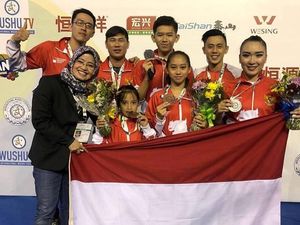 Usai Zohri, Giliran Tim Junior Wushu Kumandangkan Indonesia Raya di Brasil