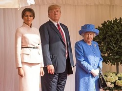 Pakai Aksesori Ini, Ratu Elizabeth Dianggap Meledek Donald Trump