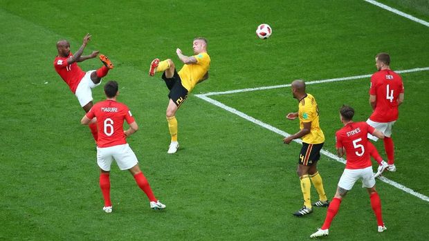 LIVE: Belgia vs Inggris di Perebutan Tempat Ketiga
