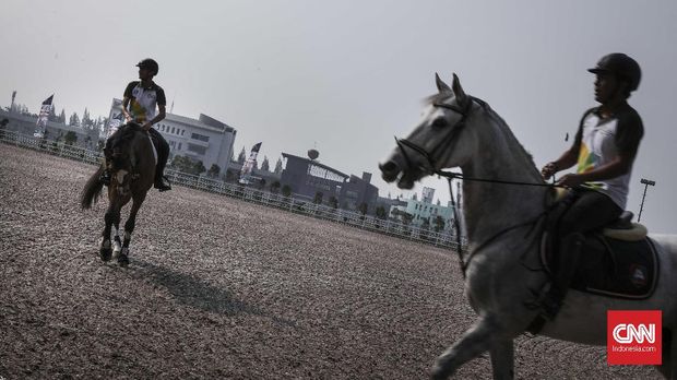 Stadion Equstrian di Jakarta jadi salah satu venue terbaik.