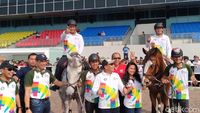 Mirip Joki, Sandi dan Mentan Jajal Kuda Asian Games