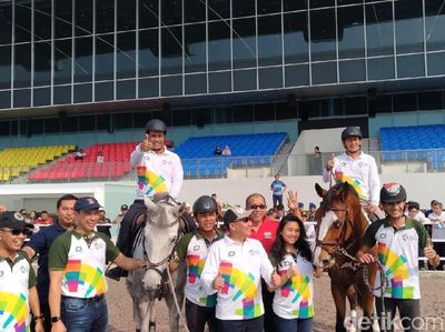 Mirip Joki, Sandi dan Mentan Jajal Kuda Asian Games