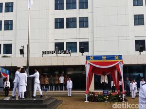 Sri Mulyani Pimpin Upacara Peringatan Hari Pajak