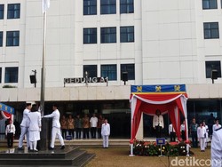 Sri Mulyani Pimpin Upacara Peringatan Hari Pajak