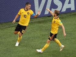 Video: Gol Hazard! Belgia 2-0 Inggris