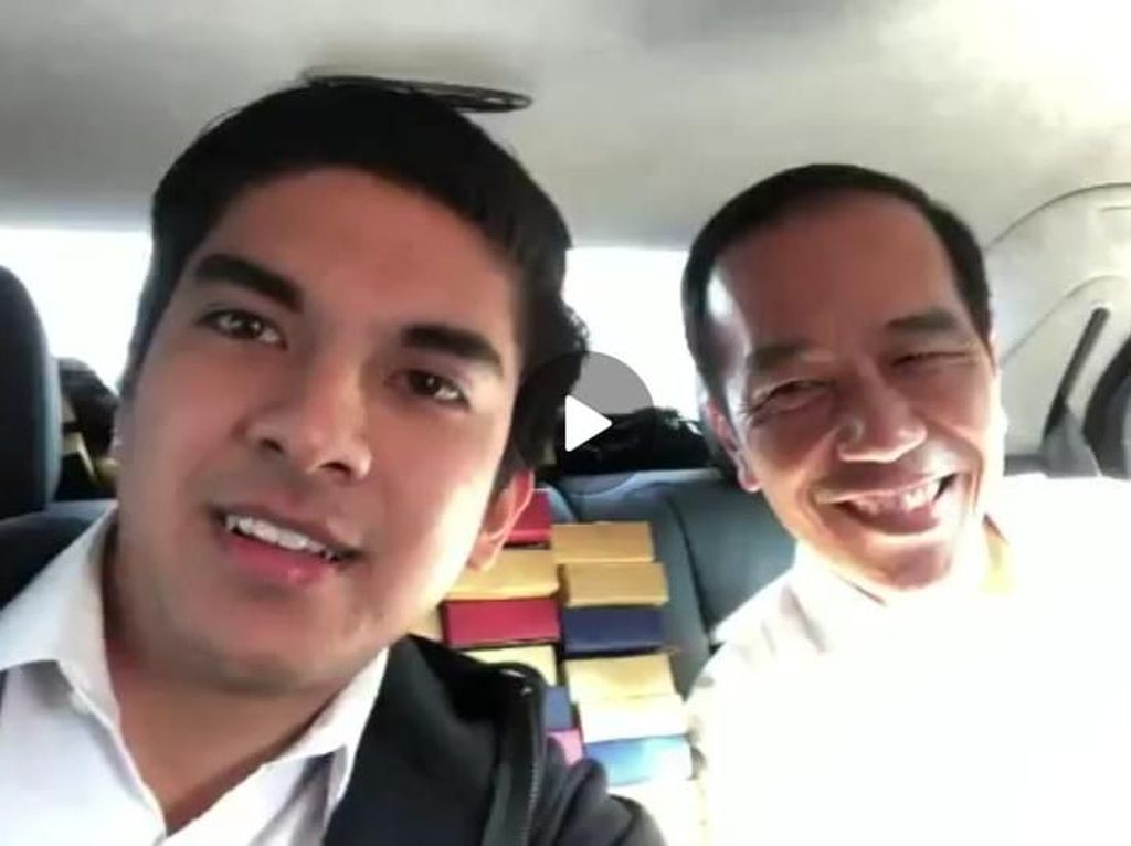Aksi Menpora Ganteng Malaysia Nge-Vlog Bareng Jokowi