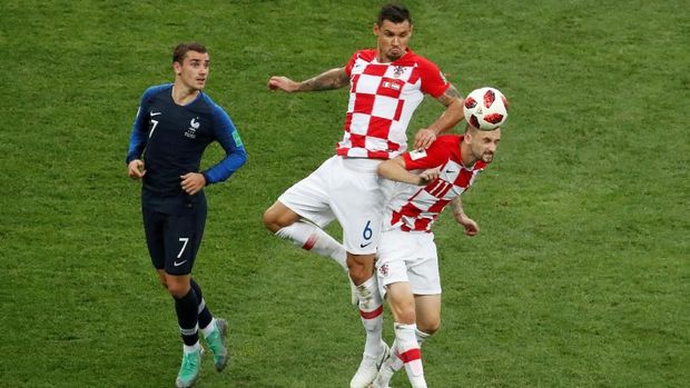 Antoine Griezmann dipilih FIFA menjadi pemain terbaik di final Piala Dunia 2018.