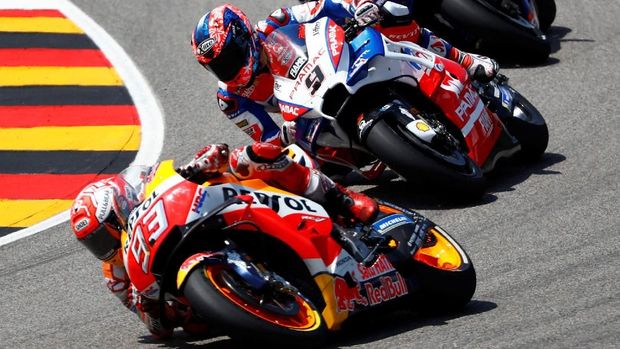 Marc Marquez tampil brilian di MotoGP Jerman.