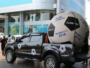 Video: Semarak Giring Bola Raksasa Sambut Final Piala Dunia