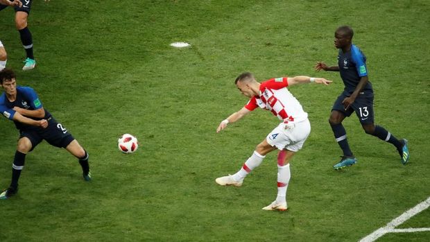 Ivan Perisic punya daya jelajah tertinggi di Piala Dunia 2018.