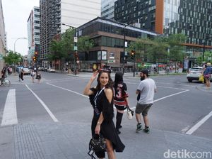 Gaya Pevita Pearce saat Melancong di Kanada Gaya Pevita Pearce saat Melancong di Kanada