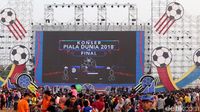 Meriahnya Lapangan Sunburst BSD Jelang Nobar Final Piala Dunia 2018