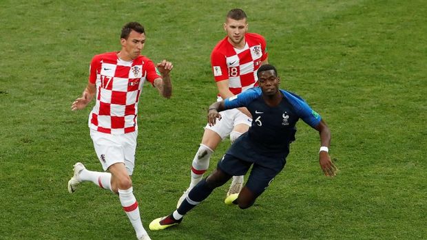 Kroasia sejatinya lebih dulu unggul dalam penguasaan bola di awal laga.