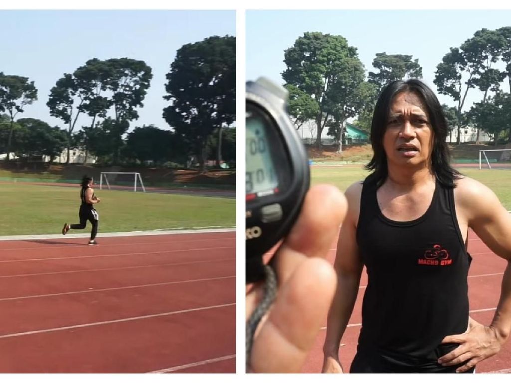Ini Jadinya Saat Agung Hercules Tes Lari ala Zohri, Berapa Detik? Ini Jadinya Saat Agung Hercules Tes Lari ala Zohri, Berapa Detik?