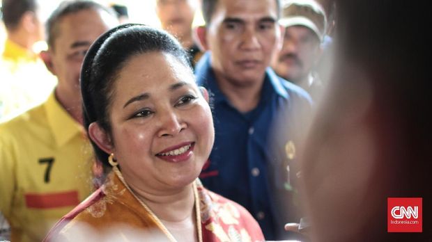 Politikus Partai Berkarya Titiek Soeharto mendukung pencalonan Ketua Umum Partai Gerindra Prabowo Subianto di Pilpres 2019 meski gagal.
