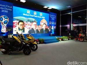 MPR-DPR-DPD Gelar Nobar Piala Dunia, Doorprize-nya Motor
