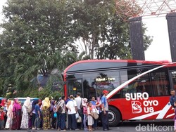 Membludak, Penumpang Bus Suroboyo Sehari Capai 2.100 Orang