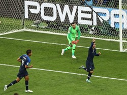 Final Piala Dunia 2018: Prancis Ungguli Kroasia 2-1 di Babak Pertama