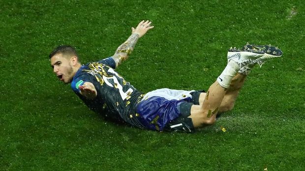 Prancis mengalahkan Kroasia dengan skor 4-2 di final Piala Dunia 2018.