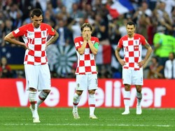 Kroasia telah menampilkan permainan terbaik dalam pertandingan final Piala Dunia 2018 melawan Perancis, Minggu (15/7/2018) malam. Keberuntungan sedang tak berpihak pada mereka, karena kemenangan diraih Perancis usai mengalankan Kroasia dengan skor 4-2. Istimewa/Dylan Martinez/Reuters.