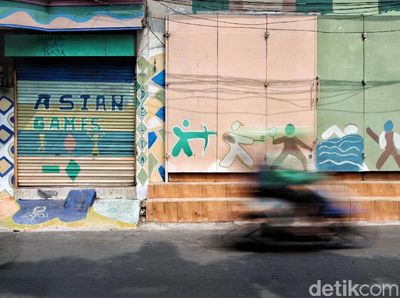 Warna-warni Kampung Mural Asian Games di Pusat Kota Jakarta