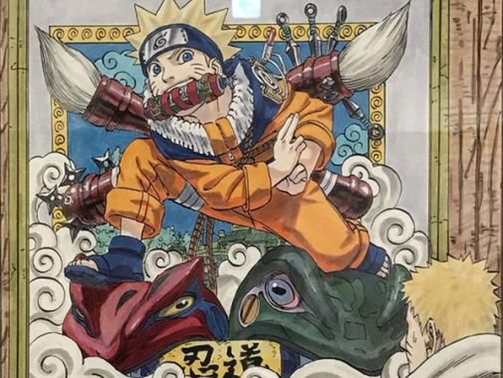 Mural Masa Lalu Naruto Bikin Kaget Boruto di Sampul Terbaru