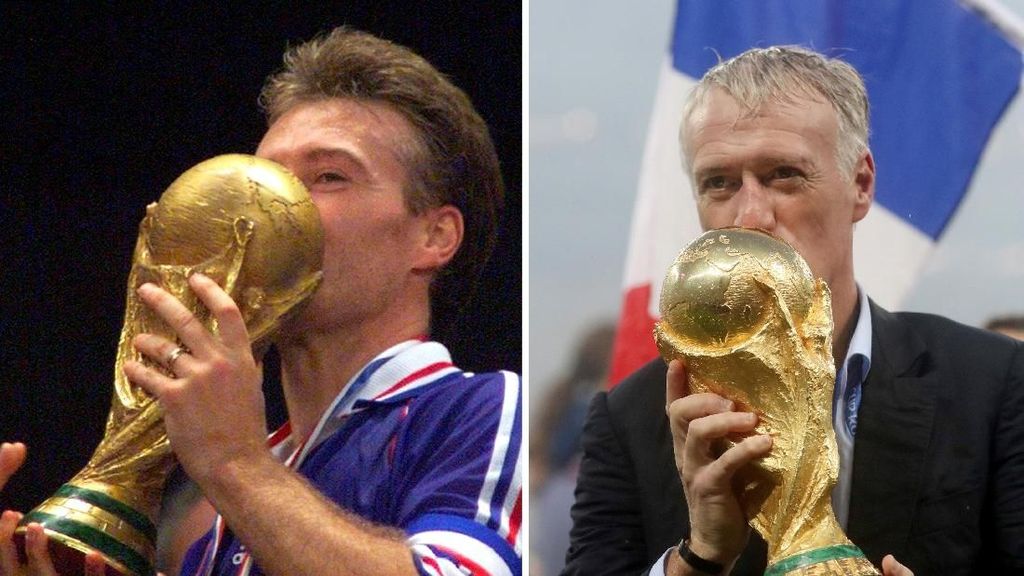 Setelah Dua Dekade, Deschamps Kembali Kecup Trofi Piala Dunia