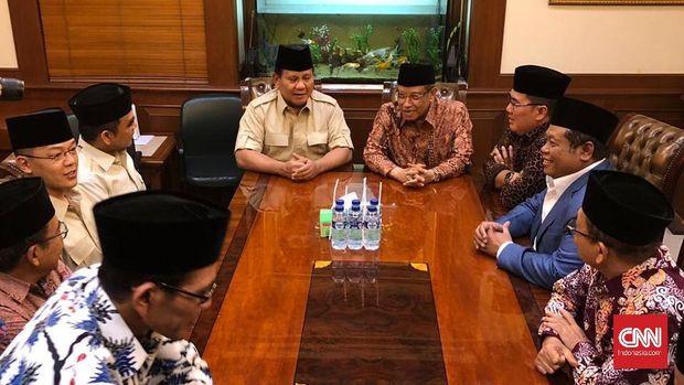 Temui Said Aqil, Prabowo Sebut NU Tak Akan Berpolitik Praktis