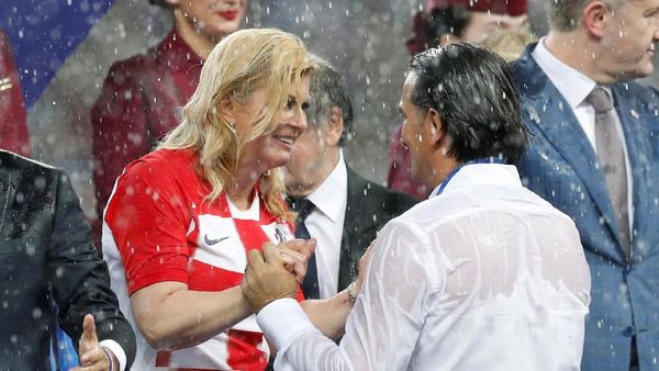 Bak Film The Notebook, Ini Momen Presiden Kroasia Semangati Pelatih