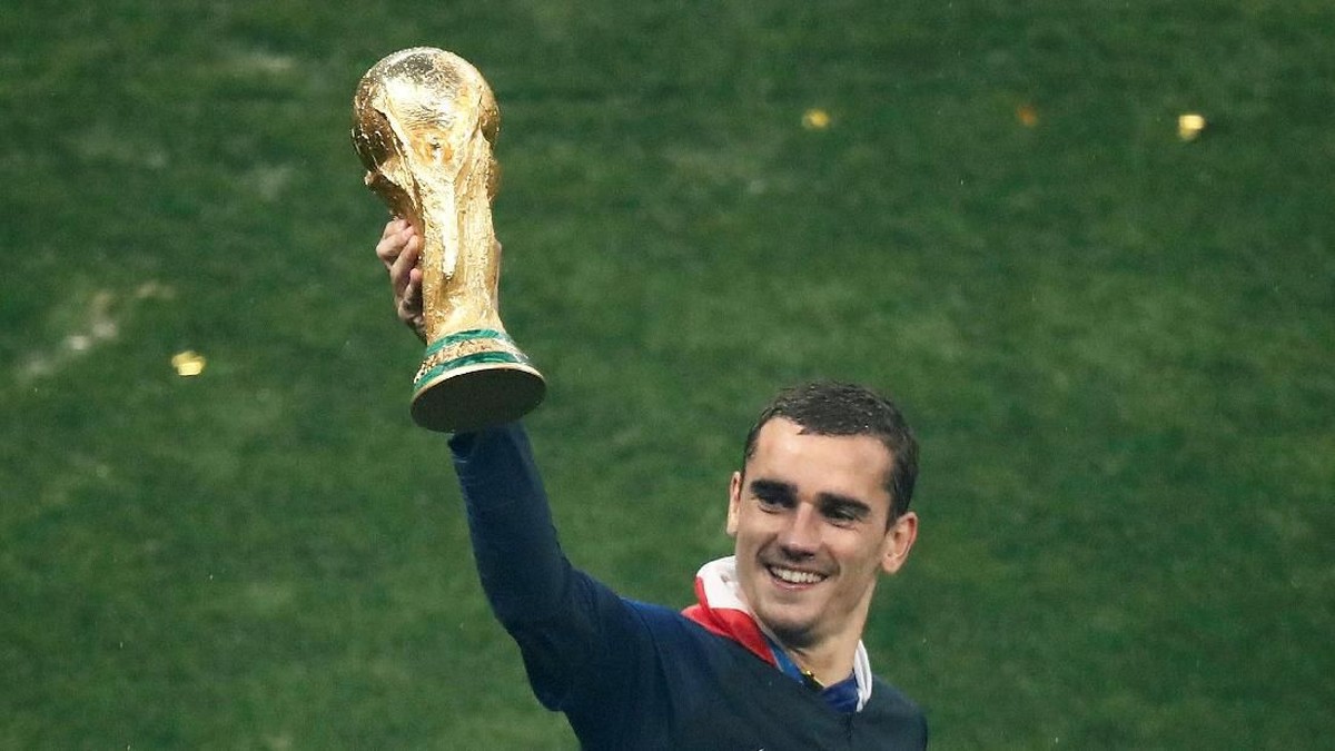 Pemain timnas Prancis, Antoine Griezmann. (Foto: Christian Hartmann/Reuters)