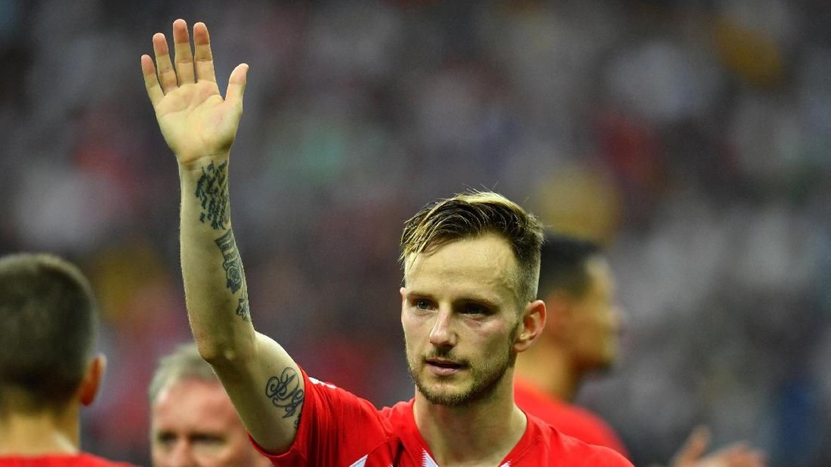 Pemain Kroasia, Ivan Rakitic. (Foto: Dylan Martinez/Reuters)