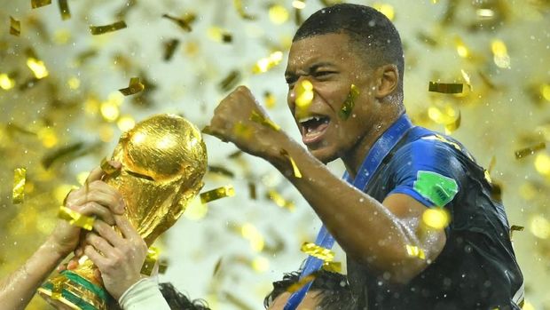 Kylian Mbappe jadi salah satu pemain Prancis yang mendapat banyak pujian di Piala Dunia 2018.