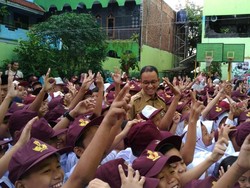 Murid SD Tanya ke Anies: Pak Gubernur Anaknya Berapa?