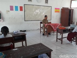 Miris, Satu Kelas SDN di Magetan Ini Hanya Berisi 3 Murid