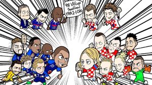 Unik! Perjalanan Piala Dunia 2018 versi Manga
