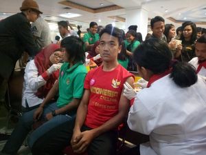 Supaya Enggak Drop Karena Flu, 120 Atlet Asian Games Divaksinasi