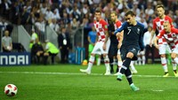 Antoine Griezmann. Penyerang andalan Atletico Madrid ini berperan sama pentingnya buat Prancis untuk menjuarai Piala Dunia 2018. (Foto: Dylan Martinez/Reuters)