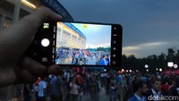 Luzhniki Stadium jadi puncak pesta sepakbola dunia selama sebulan di Rusia. M Resha Pratama/detikSport, taken with OPPO F7.
