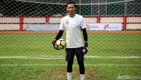 Awan Setho berlatih bersama tim Bhayangkara FC beberapa waktu lalu.