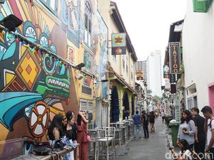 Nongkrong Asyik Kekinian di Haji Lane Singapura
