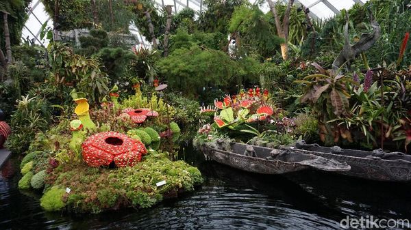 Foto: Melihat Taman Indoor Raksasa Kebanggaan Singapura