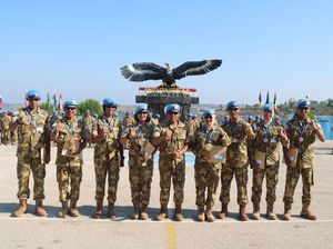 Bikin Bangga! TNI Raih 3 Emas Kompetisi Voli di Lebanon